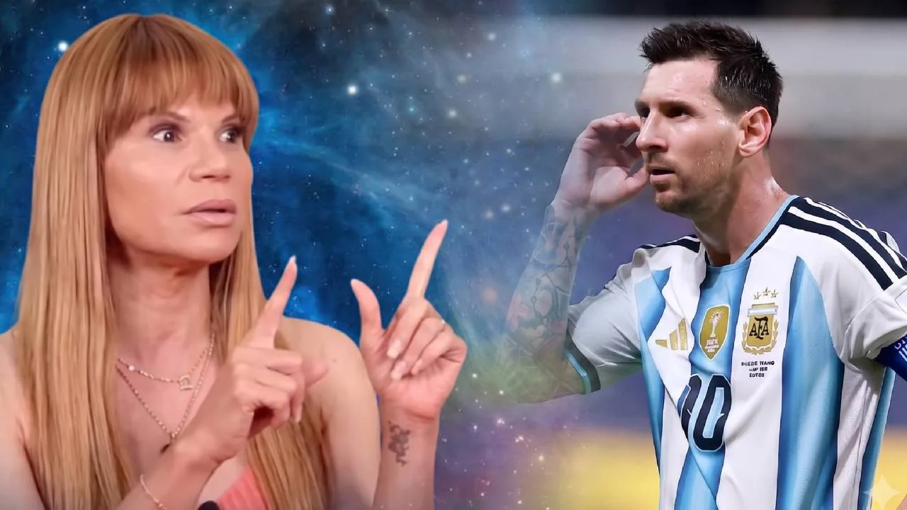 Mhoni Vidente y Lionel Messi.