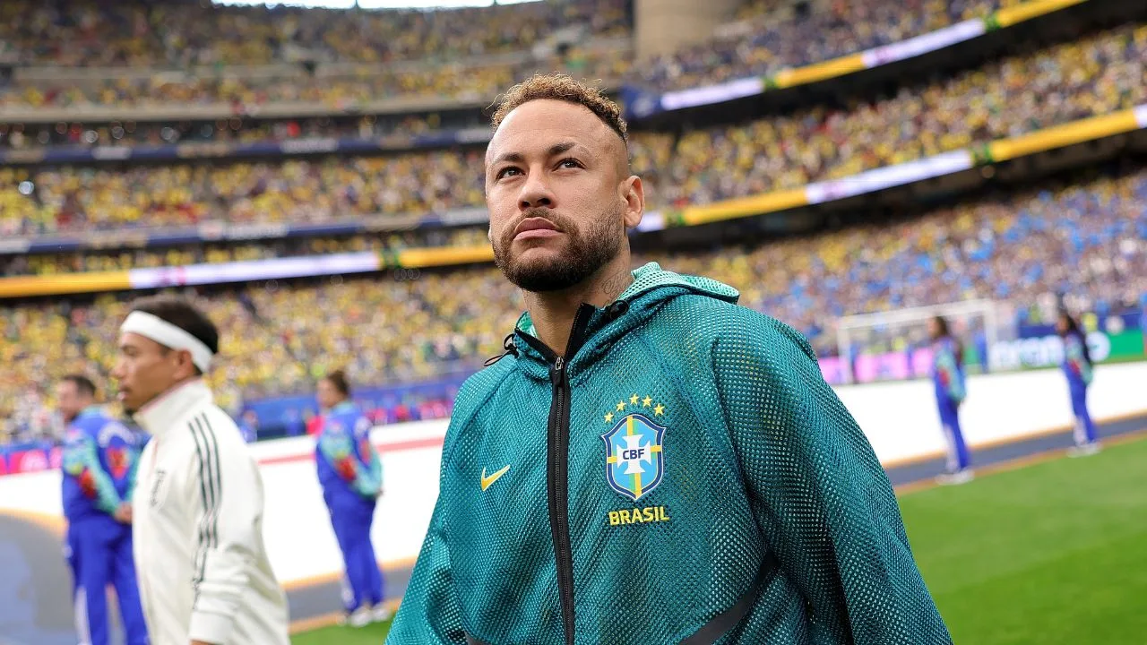 Neymar, jugador de la selección de futbol de Brasil. 