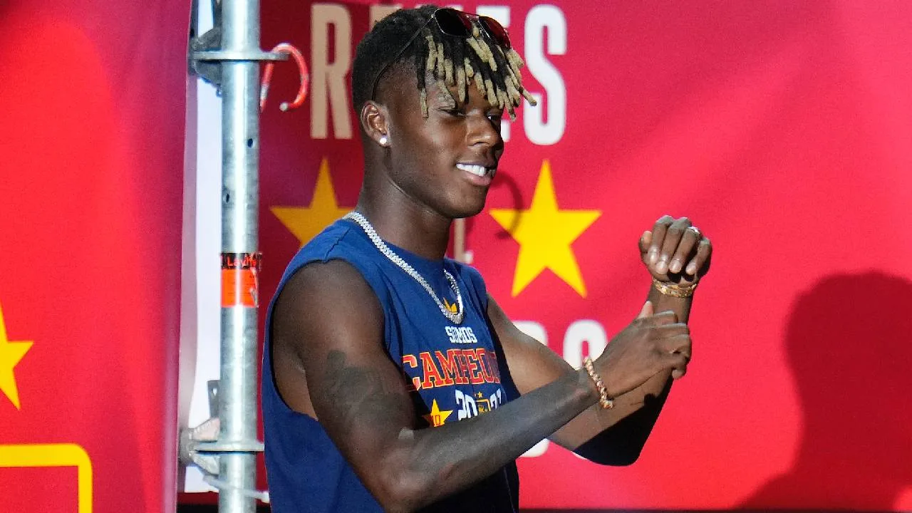 Nico Williams, jugador de la Selección de España.