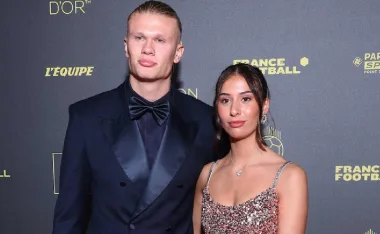 Erling Haaland e Isabel Johansen