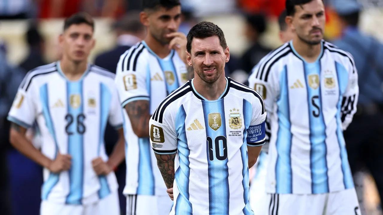 Selección de futbol de Argentina. 