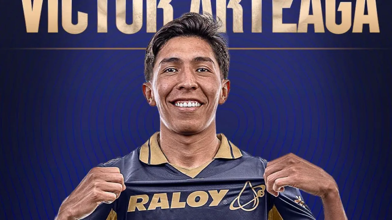 Víctor Arteaga, nuevo refuerzo de Pumas en el Apertura 2026. 