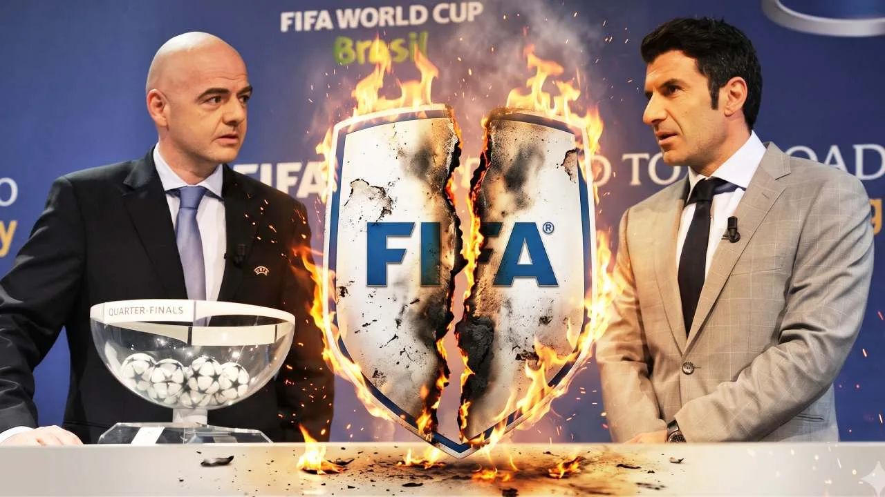 Luis Figo exige la salida de Infantino y FIFA tiene reunión de emergencia