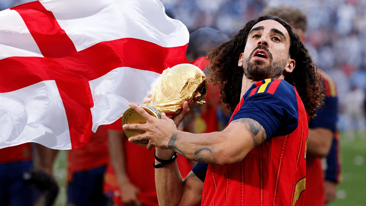 Cucurella sorprendió a España con su gesto.