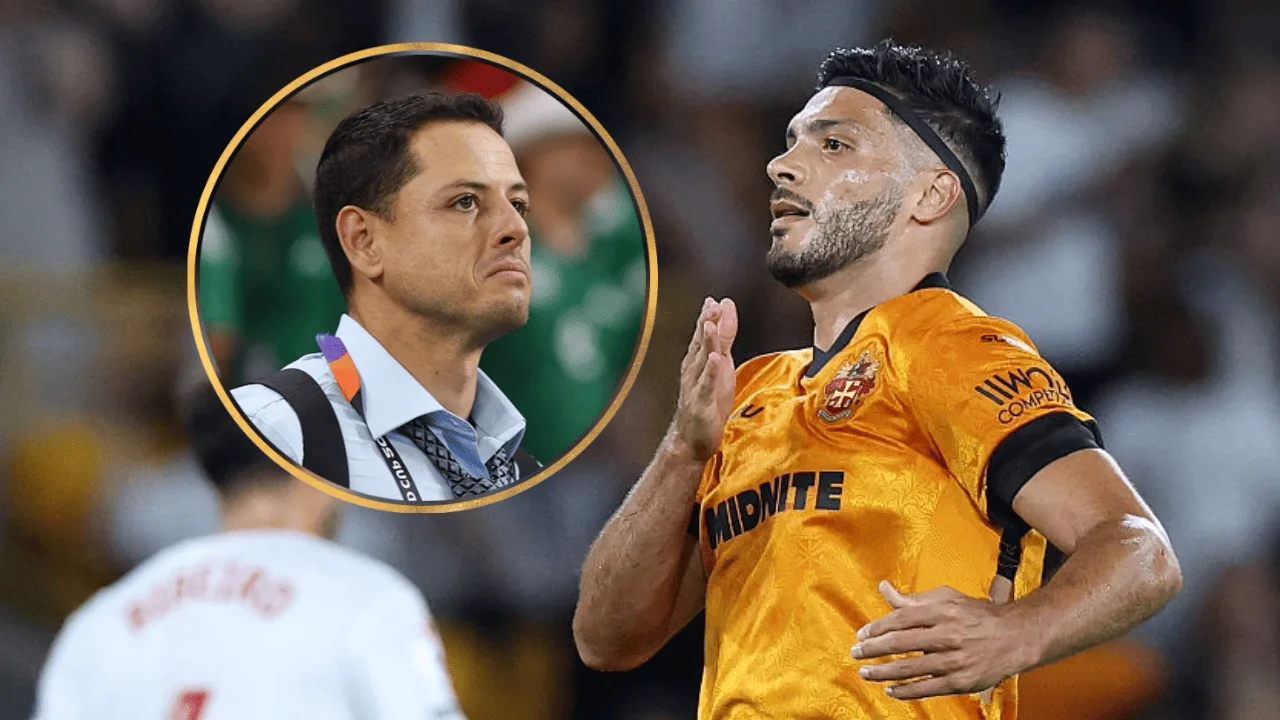 Raúl acecha a Chicharito.