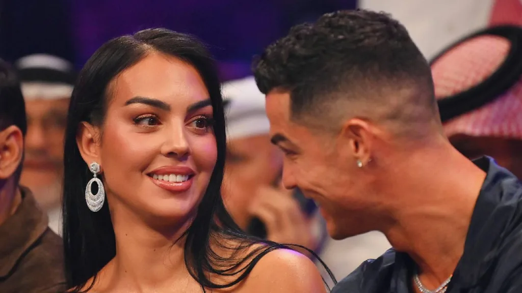 Georgina Rodríguez y Cristiano Ronaldo.