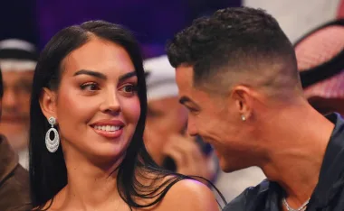 Georgina Rodríguez y Cristiano Ronaldo.