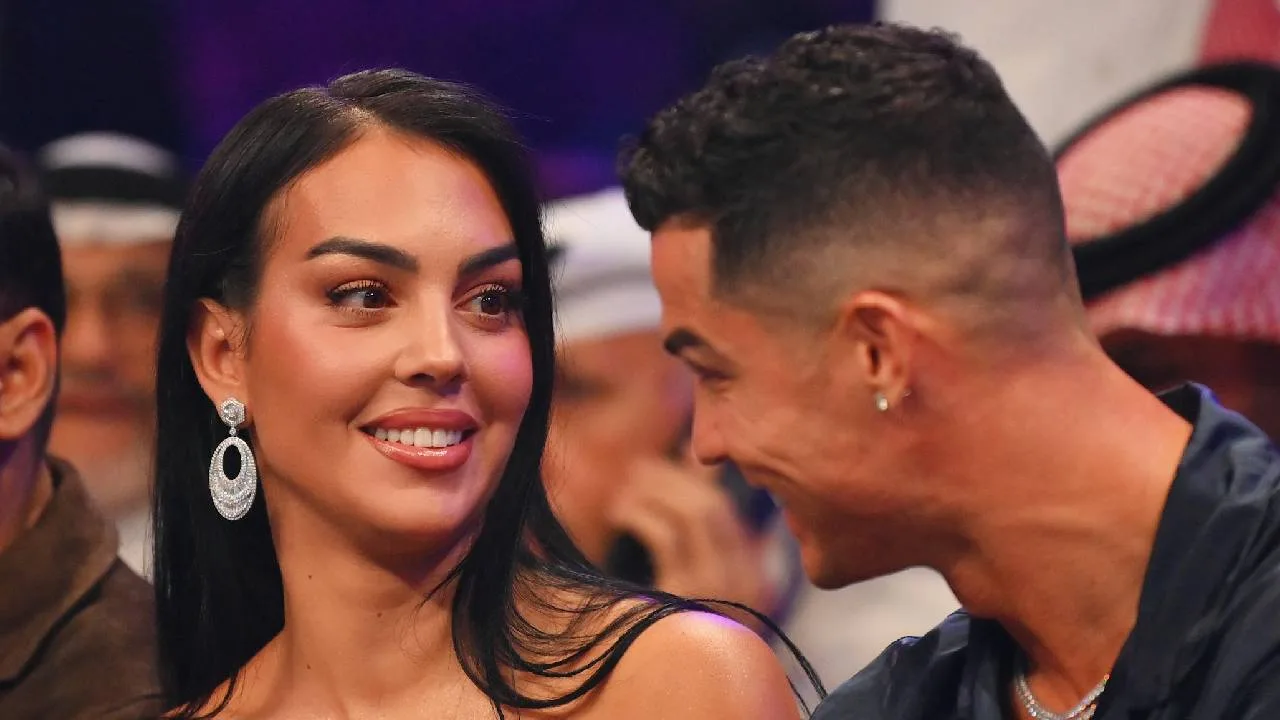 Georgina Rodríguez y Cristiano Ronaldo.