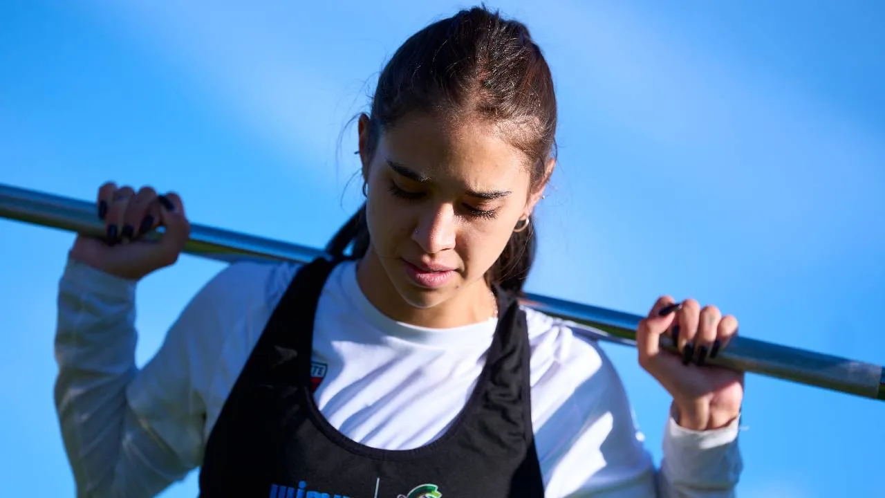 Nailea Vidrio, futbolista del Atlante Femenil.