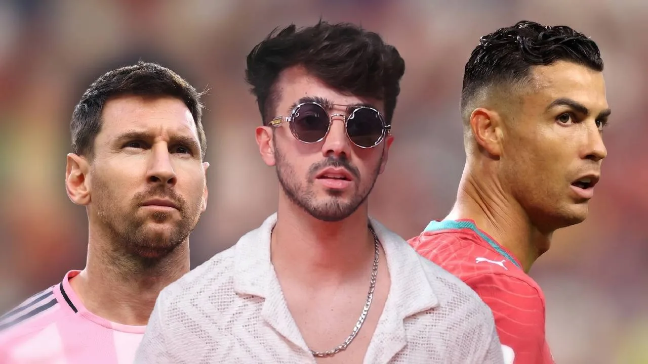 Fede Vigevani, Lionel Messi y CR7.