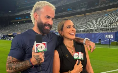 Marc Crosas y Valeria Marín