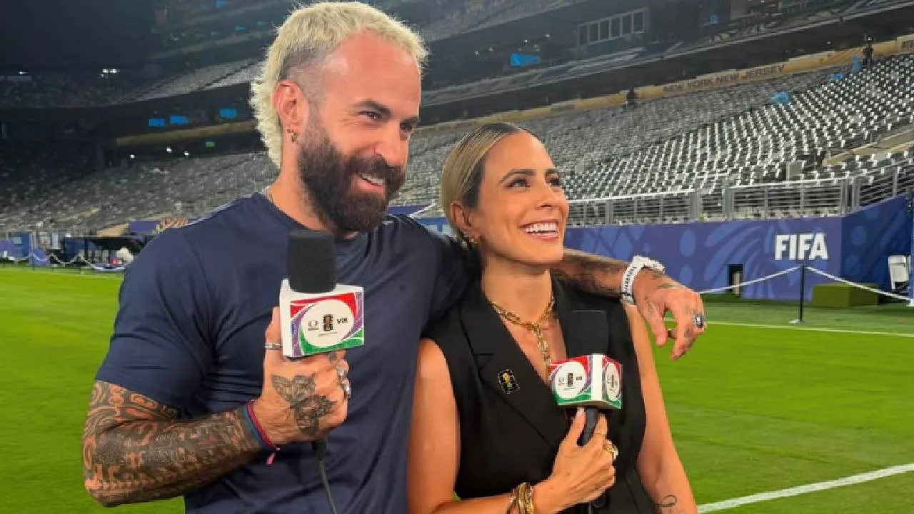 Marc Crosas y Valeria Marín.