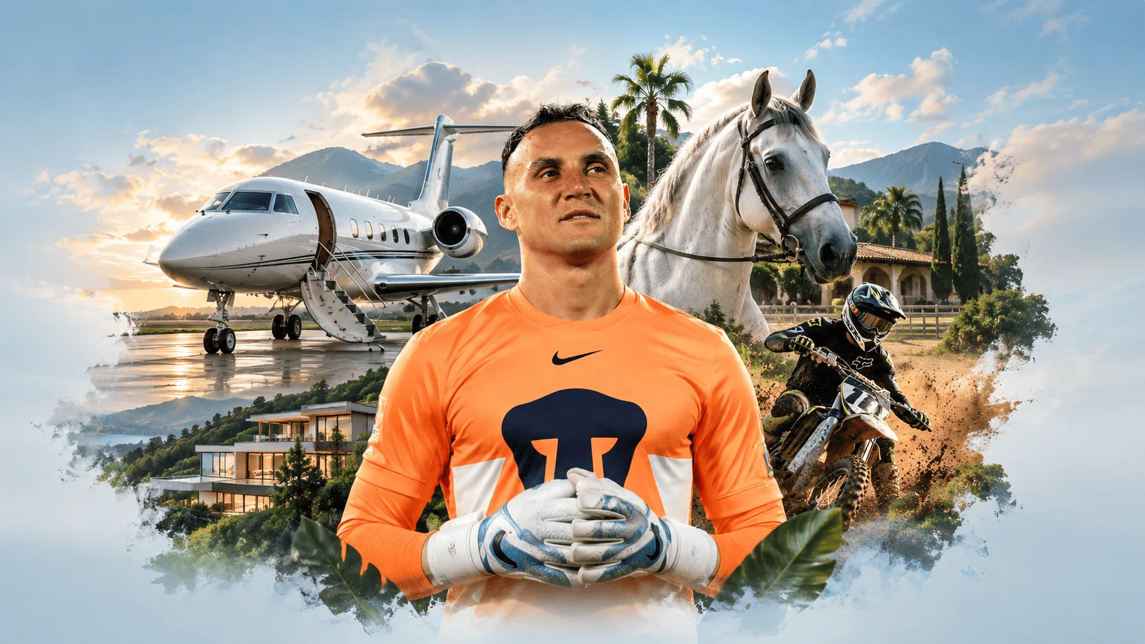 Mucho más que el portero de Pumas: los negocios que Keylor Navas maneja fuera del futbol Keylor Navas diversificó su enorme capital.