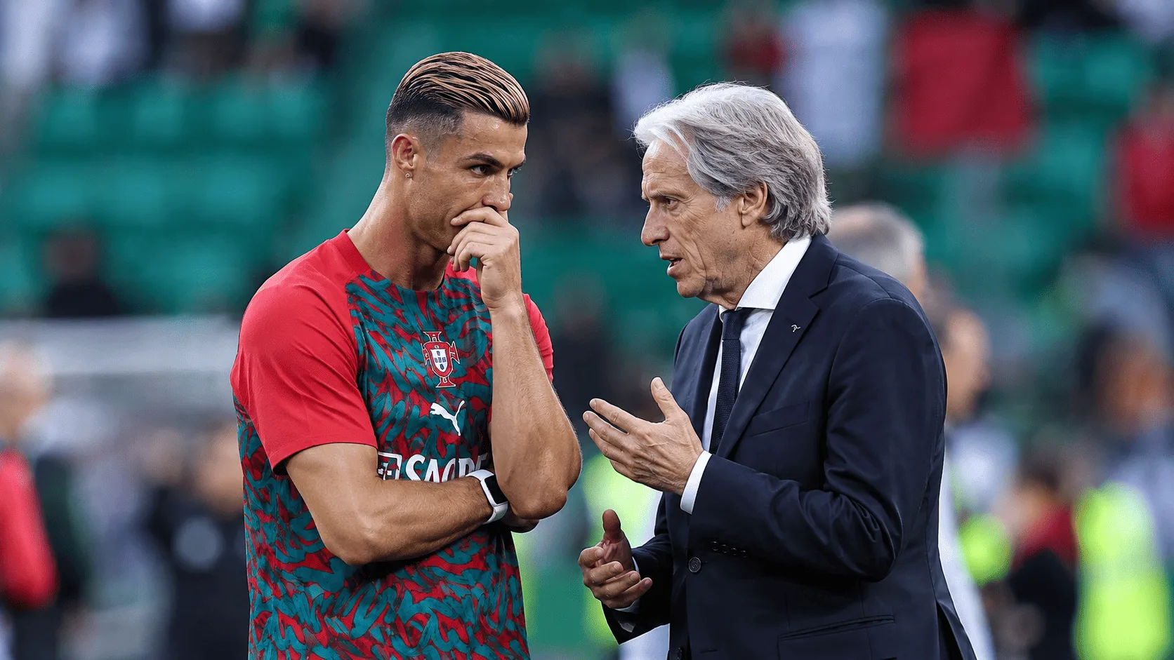 ¿Qué se dijeron CR7 y su entrenador?