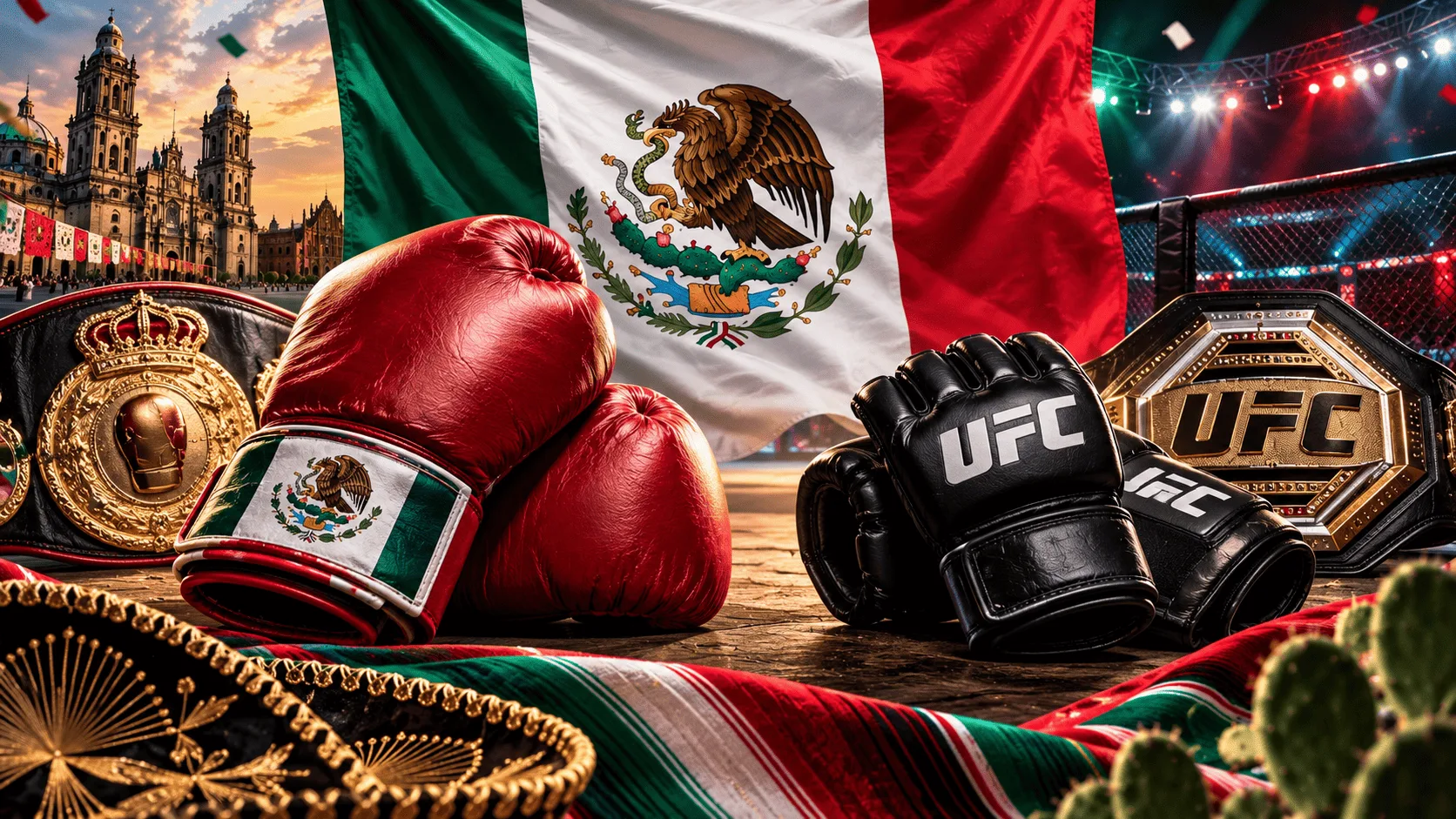 Todos los mexicanos en UFC y boxeo.