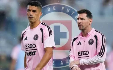 Luis Suárez y Lionel Messi.