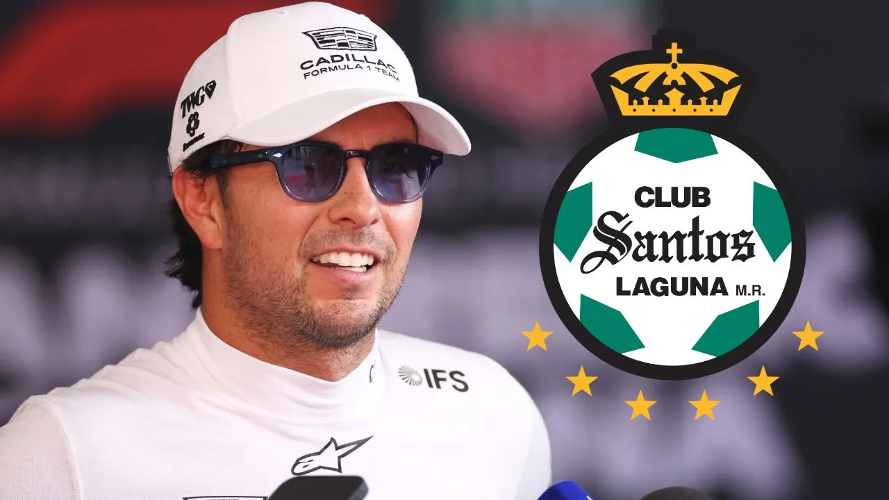 Checo Pérez usa popular canción en post del GP de Azerbaiyán y lo comparan con Santos Laguna.