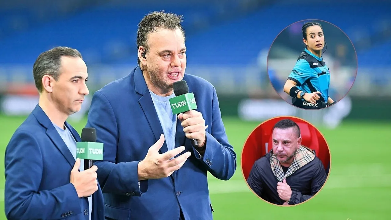 Faitelson sale en defensa de Katia Itzel tras ataques del Turco Mohamed y acusa sesgo de género en el futbol.