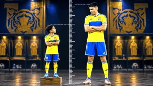 Tigres tiene la dupla más dispareja de la Liga MX: la enorme diferencia de altura entre Memote Martínez y Chicha Sánchez