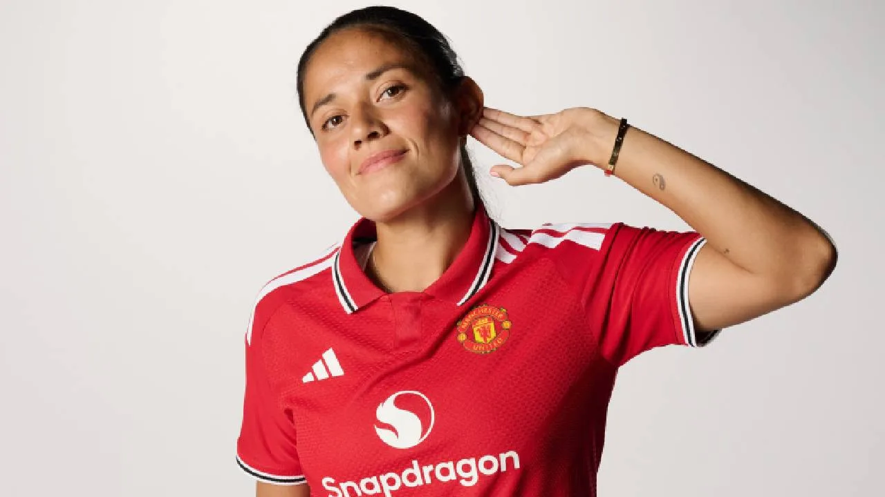 Rebeca Bernal, jugadora del Manchester United.