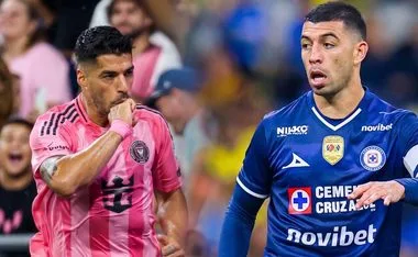 Luis Suárez y Erik Lira