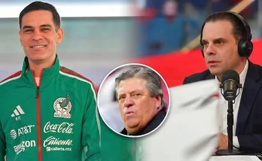 Rafael Márquez, Miguel Herrera y Christian Martinoli.