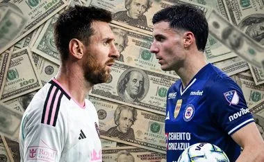 Lionel Messi y José Paradela.