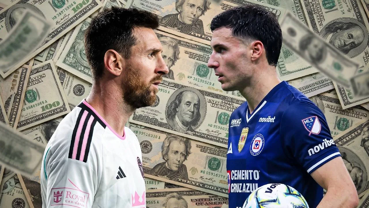 Lionel Messi y José Paradela.