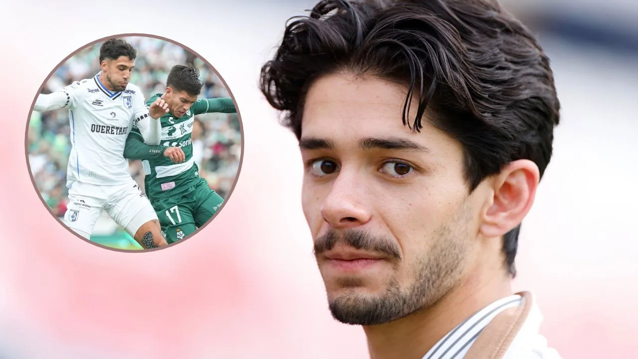 Santos Laguna falló un penal ante Querétaro y así fue la imperdible reacción de Aleco Irarragorri.