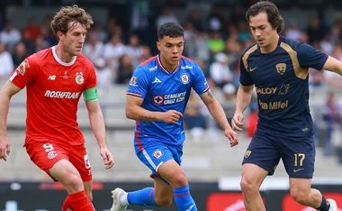 Marcel Ruiz, Mateo Levy y Sebastián Córdova