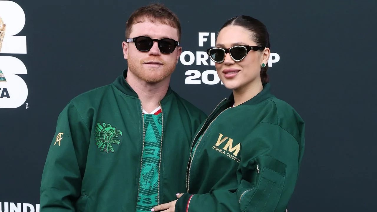 Esposa de Canelo Álvarez lo 'utiliza' en trend viral y así reaccionó el boxeador.
