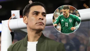 Así reaccionó Rafa Márquez a las fallas de Santiago Giménez en el México vs Estados Unidos
