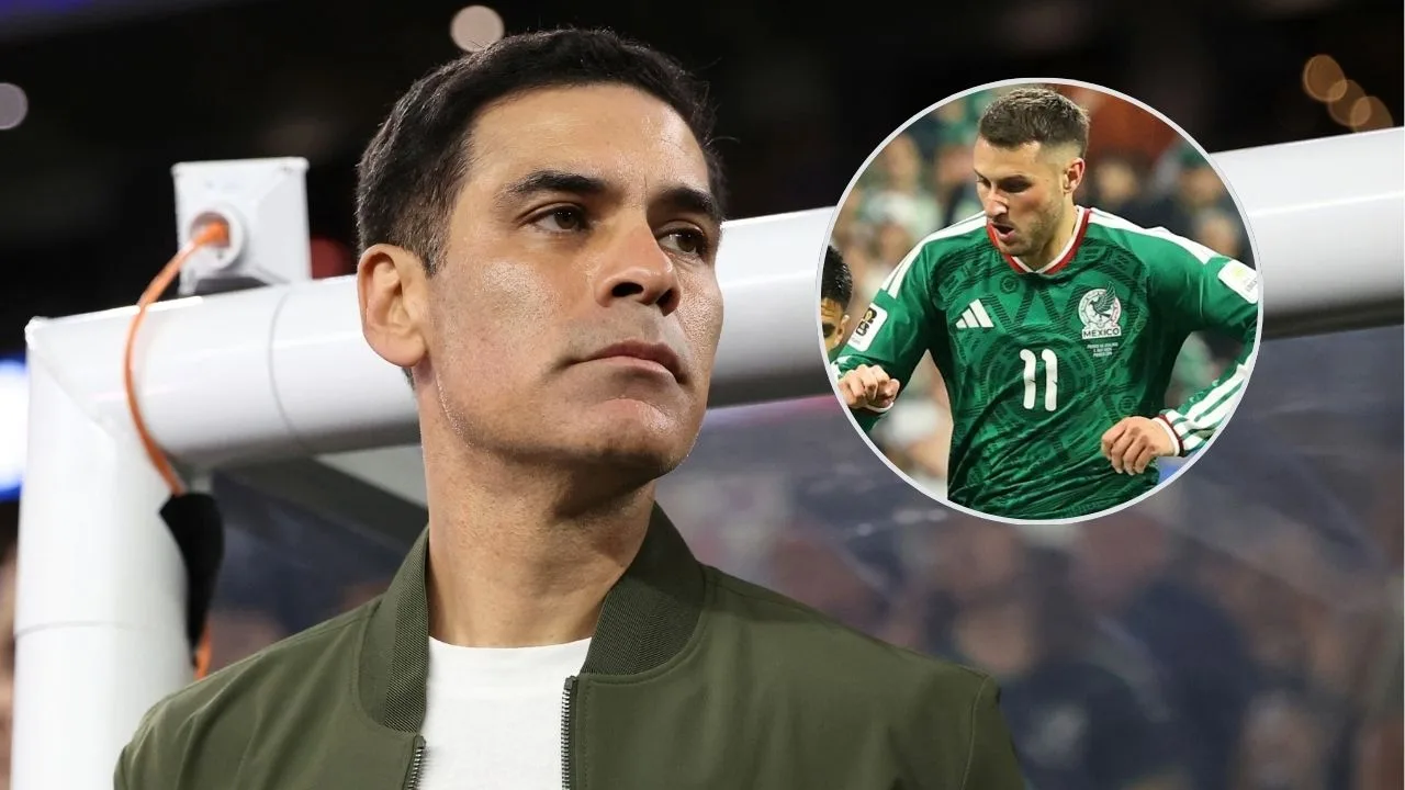Así reaccionó Rafa Márquez a los errores de Santiago Giménez en el México vs Estados Unidos.